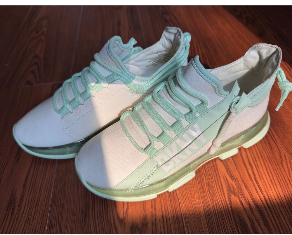 DKNY Women's Tokyo Lace-Up Zip Sneakers